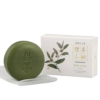 Amazon | 想茶石鹸 100g（お茶屋さんが作ったお茶石鹸） | 想茶